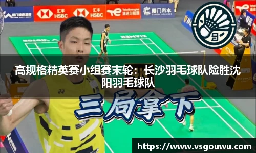高规格精英赛小组赛末轮：长沙羽毛球队险胜沈阳羽毛球队